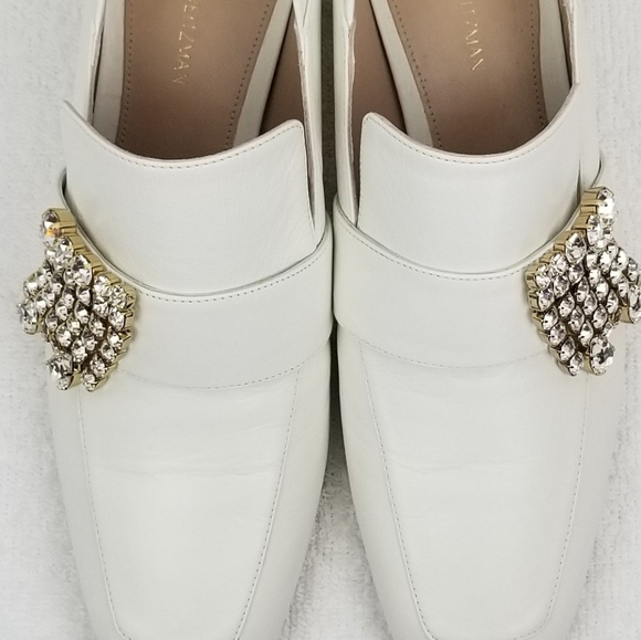 Stuart Weitzman Crystals Block Heels Pumps size 7 - Picture 11 of 11